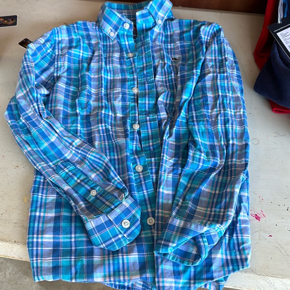 Boys size 8-10 Vineyard Vines button down shirt